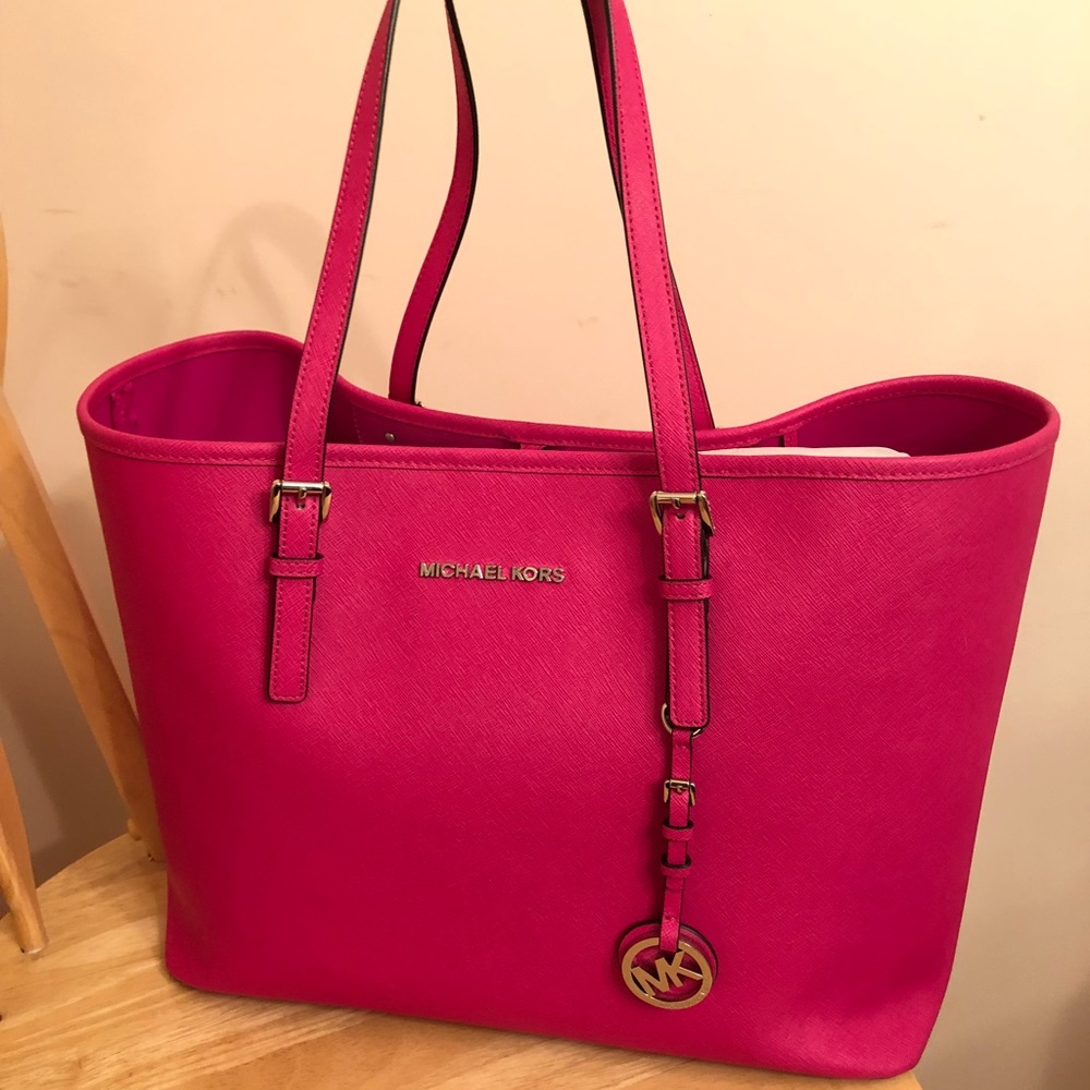 Michael Kors Jet Set Large Saffiano Travel Tote